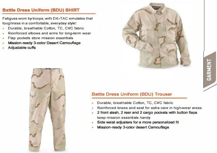 Uniforms – Grenadier Engineering